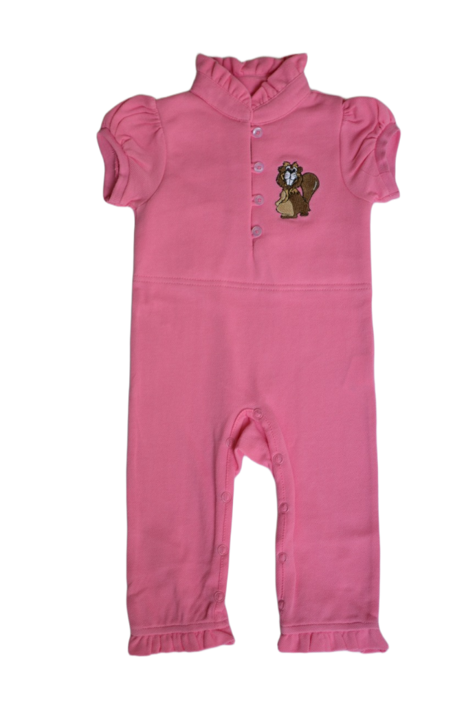Frill Collar Girls Romper