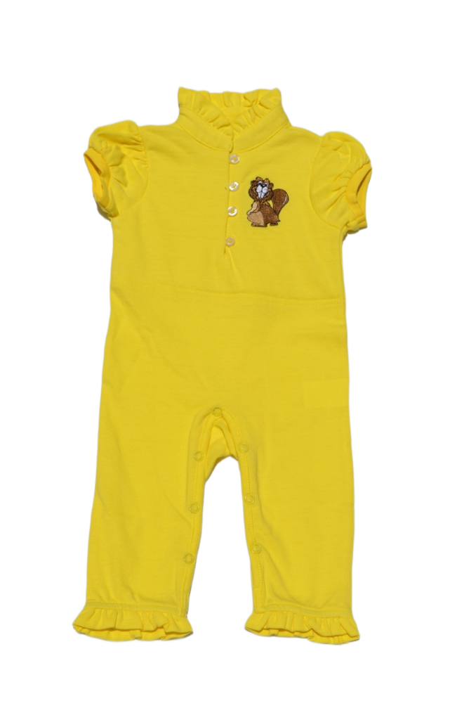 Frill Collar Girls Romper