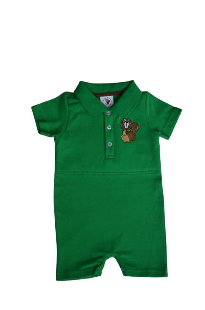 Short Leg Polo Romper