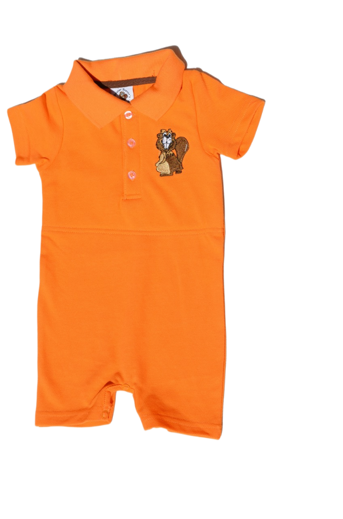 Short Leg Polo Romper