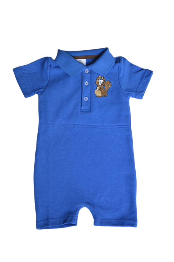 Short Leg Polo Romper